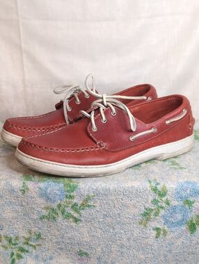Allen Edmonds Port Washington  Red Boat Shoes mens 11